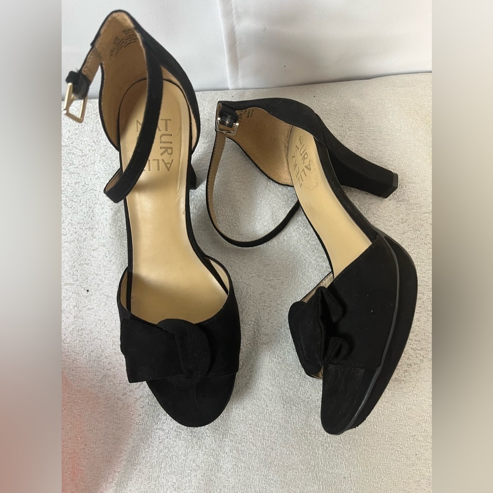 Neutrilizer Womens Black Darla Dress Heels Size 7.5